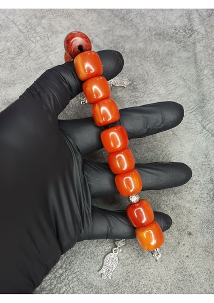 Zaza Büyük Boy Üst Düzey Sallamalık Sıkma Kehribar Tesbih modelleri