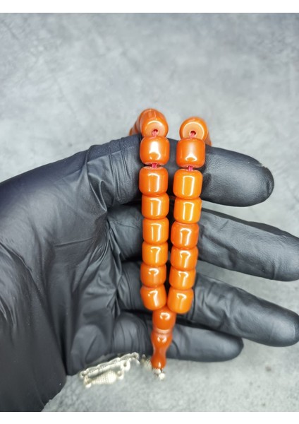 Eskitme Üst Düzey Sıkma Kehribar Tesbih modelleri