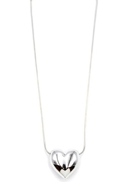 Kalp Kolye - Gümüş