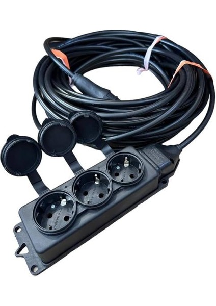 KUP010 Cca Kablolu 3'lü Uzatma Prizi - 10 Metre (3x2,5 Mm²) fiyatları