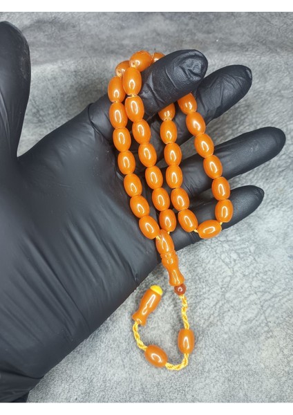 Üst Düzey Sistemli Sıkma Kehribar Tesbih fiyatları