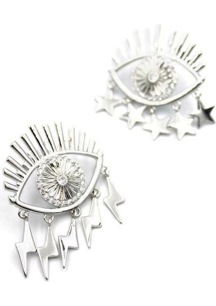 Göz Küpe - Gümüş