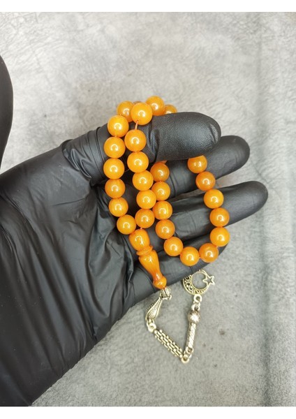 Küre Üst Düzey Hareli Sıkma Kehribar Tesbih fiyatları