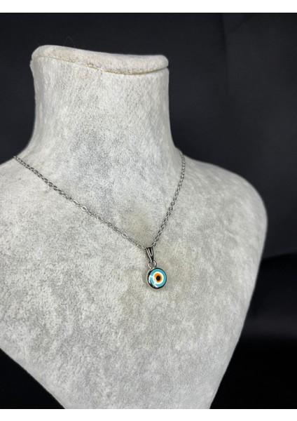 Nazar Boncuğu Küçük Çelik Kolye fiyatları