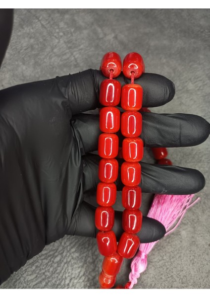 Büyük Boy Üst Düzey Hareli Sıkma Kehribar Tesbih modelleri