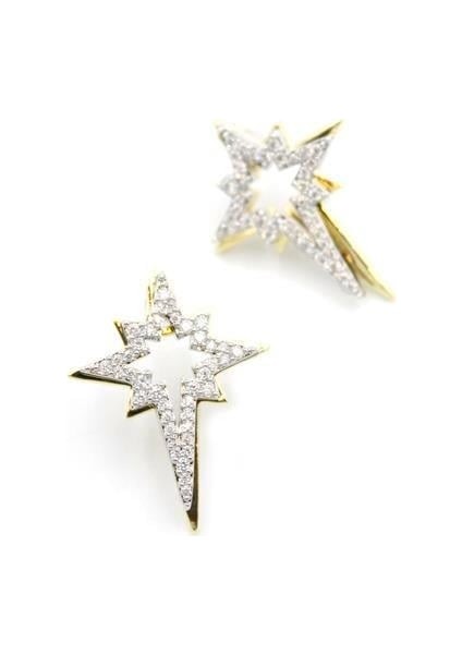 Kuzey Yıldızı Küpe - Altın