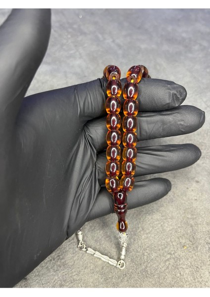 Üst Düzey Çubuk Sıkma Kehribar Tesbih modelleri