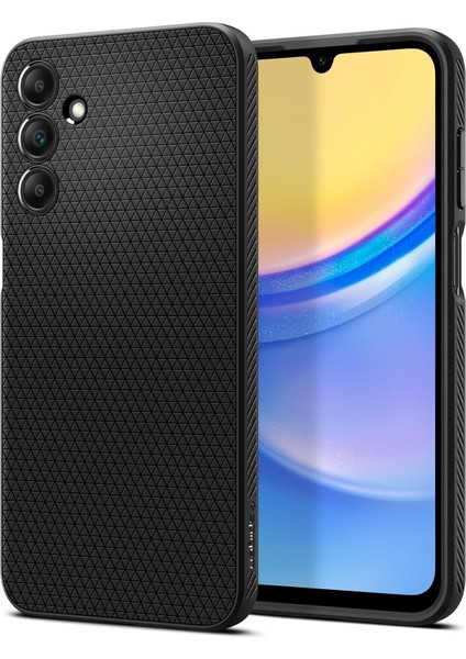 Galaxy A15 Kılıf Liquid Air Matte Black - ACS07246
