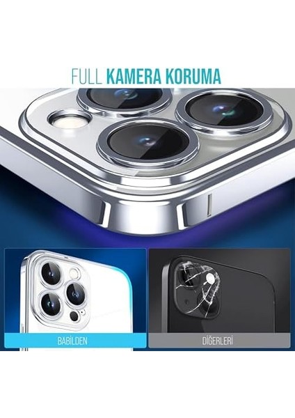 Apple Iphone 12 Pro Kamera Korumalı Şeffaf Silikon Kılıf
