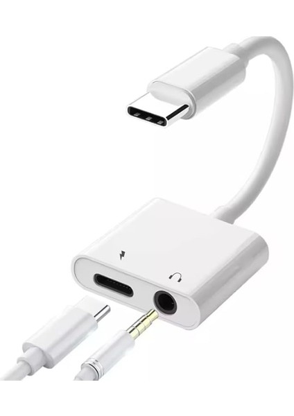 Type-C To 3.5mm Jack Kulaklık Çevirici Kablosu USB C Ses Aux Kablosu Ses Adaptörü Kulaklık Şarj Dönüştürücü Için Type C To 3.5mm Sadece Telefon ile Uyumludur JBC039