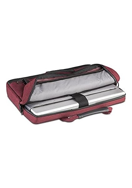 Rnna VP1505 15,6" Su Geçirmez Kumaş ve Fermuar Notebook Laptop El Çantası-Bordo