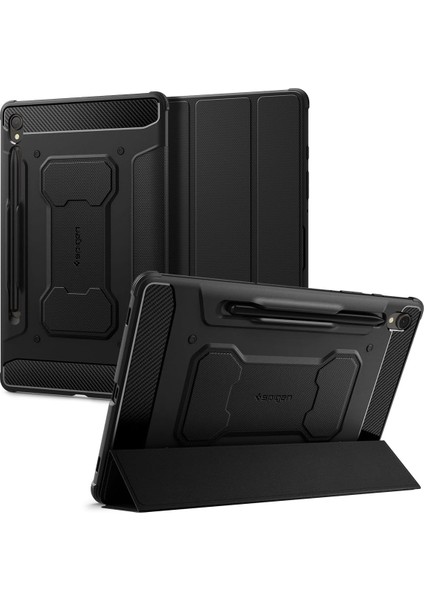Galaxy Tab S9 (2023) Kılıf Rugged Armor Pro Black - ACS06540