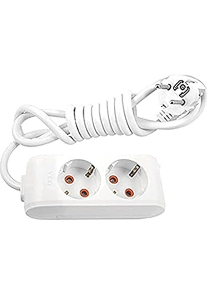 Multi-Let 2li Topraklı Kablolu Ç.k 3mt Priz