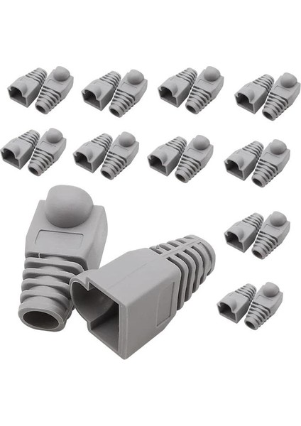 Plus PX-CAT6100 Gri Ca5/cat6 RJ45 Koruma Kılıfı, Cat6 Cover 100 Adet fiyatları