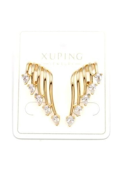 Taşlı Çoklu Küpe - Altın fiyatları