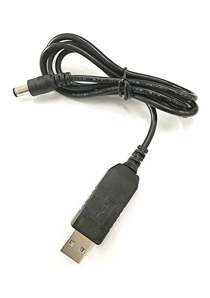 Btech Dmr-6x2, Anytone, Tyt, Diğer Cihazlar Için USB Akıllı Dönüştürücü Kablosu (12 V) USB Trafo Kablosu (Standart 5,5 mm Varil Konektörü)