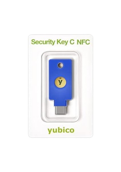 Y-400 Security Key C Nfc - USB ve Nfc Güvenlik Anahtarı, Iki Faktörlü Kimlik Doğrulama, Usb-C Bağlantıları Için Uygundur ve Desteklenen Nfc Mobil Cihazlarla Çalışır, Mavi fiyatları