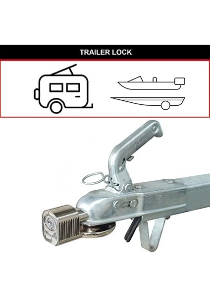 Lock 377EURDAT Römork Kilidi [üniversal Römork Kilidi] [hava Koşullarına Dayanıklı] - Römorklar, Karavanlar Için Hırsızlığa Karşı Koruma fiyatları