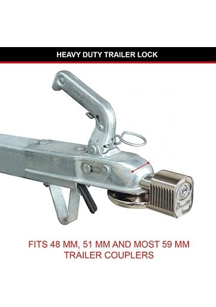 Lock 377EURDAT Römork Kilidi [üniversal Römork Kilidi] [hava Koşullarına Dayanıklı] - Römorklar, Karavanlar Için Hırsızlığa Karşı Koruma modelleri