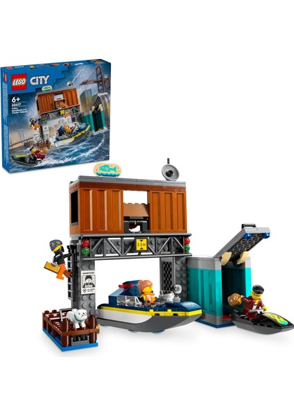 City - Police Speedboat And Crooks&apos; Hideout