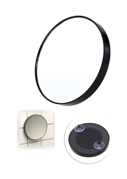 10X Büyüteçli Vantuzlu Pratik Kullanışlı Makyaj Lens Traş Aynası