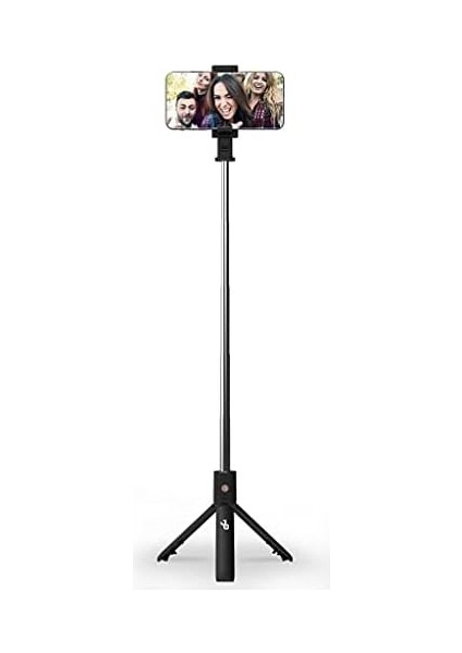 Talent Bluetooth Telefon Tripod Selfie Çubuğu, Uzaktan Kontrollü Kumandalı, 19.5 Cm, 270° Dönebilir, Katlanabilir modelleri