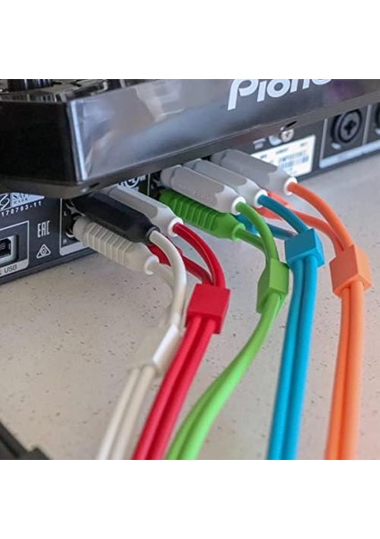 Techtools Chroma Cables Audio Rca To Rca Cable 2mt | Neon Orange