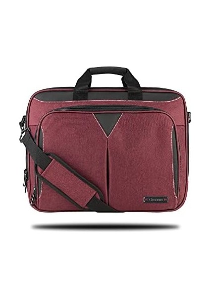 Taranto VP3005 15.6,inch, Su Geçirmez Kumaş, Laptop,notebook El Çantası-Bordo