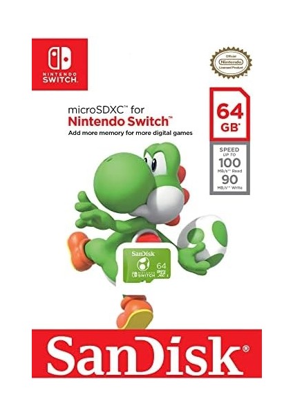 64 GB Microsdxc Nintendo Switch Kartı - Nintendo Lisanslı Ürün modelleri