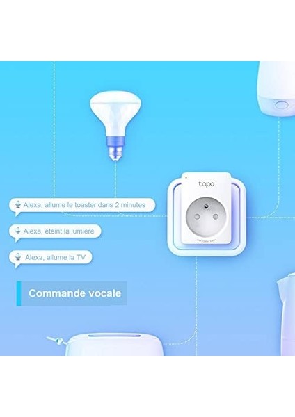 Tapo P100 (2-Pack), Akıllı Mini Wi-Fi Soketi, Amazon Alexa ve Google Home ile Çalışır, Uzaktan Kontrol, Cihaz Paylaşımı, Hub Gerekmez fiyatları