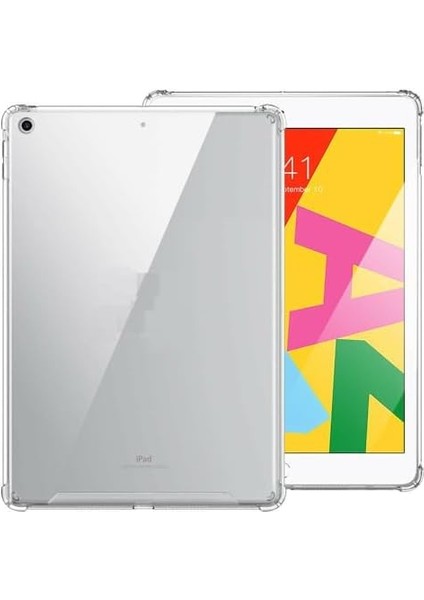 Kılıf Antişok Şeffaf Silikon Darbeye Dayanıklı Apple Ipad 5. Nesil Ipad 6. Nesil Ipad Air Ipad Air 2 ile Uyumlu Ürün modelleri