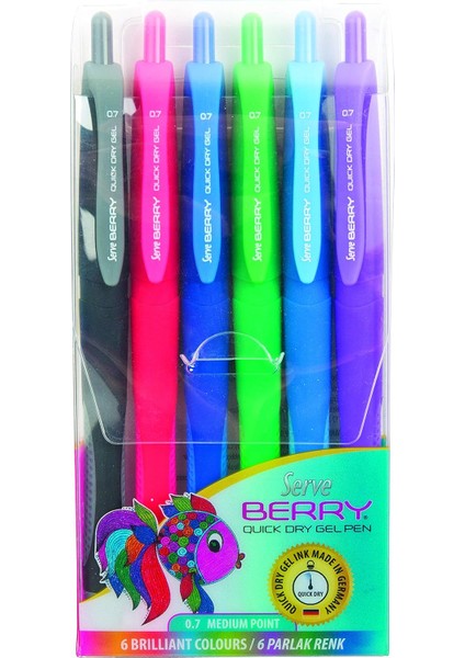 Berry Jel Kalem 07MM Karma Blister 6li