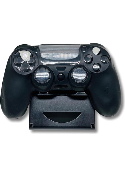 Ps4 Joystick Uyumlu Silikon Kılıf Koruyucu Kılıf Siyah