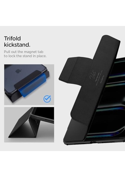 Ipad Pro 11" (2024) Kılıf Ultra Hybrid Pro Black - ACS07016 modelleri
