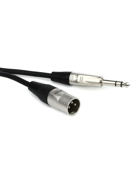 1/4 Inç Trs - Xlr (M) Profesyonel Balanslı Kablo 3 M (HSX-010)