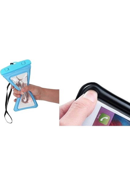 Açık Mavi Balonlu Su Geçirmez Telefon Kılıfı, Batmaz ve Koruyucu Tasarım fiyatları