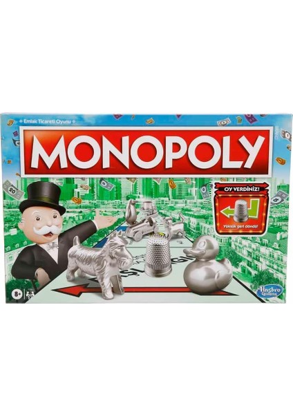 Gaming Monopoly Kutu Oyunu, 8+ Yaş