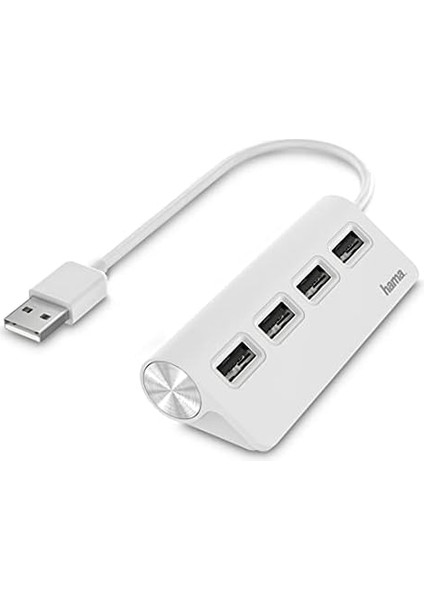 USB Hub, 4 Ports, USB 2.0, 480 Mbit/s, Beyaz fiyatları