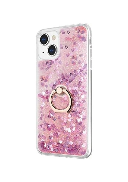 Apple Iphone 14 Plus Için Kılıf Glitter Liquid Holder Pembe [iphone 14 Plus ile Uyumlu Kılıf - Pembe] modelleri