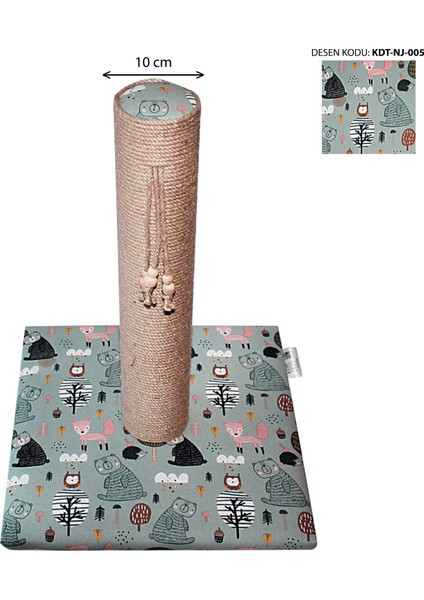 50 cm Rengarenk Desenli Premium Kedi Tırmalama Tahtası Süngerli Yumuşak Kaplama Zemin Dostu Taban modelleri