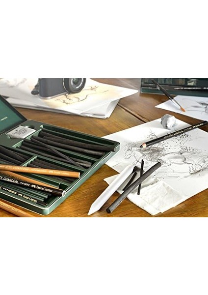 Pitt Monochrome Grafit Tebeşir 2b