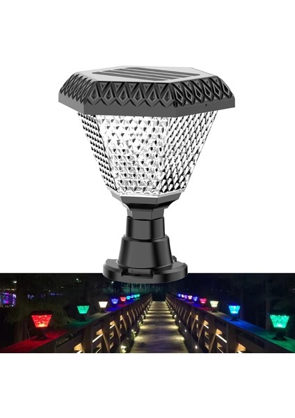 40W Set Üstü Rgb-Günışığı Beyaz Renk Ledli Ayarlanabilir Solar Güneş Enerjili Bahçe Lambası fiyatları