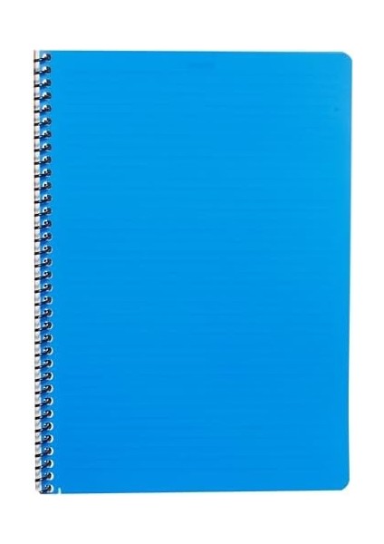 Infinity Primary Serisi, A4, 4 Konulu (3 Kareli, 1 Çizgili) 120 Yaprak Pp Kapaklı Spiralli Defter, Lacivert
