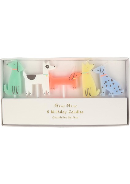 Meri 215812 Köpek Mumlar, Çok Renkli