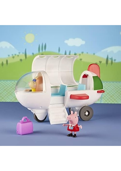 Pig Peppa&apos;nın Maceraları Uçakta Peppa, Gerçekten Yuvarlayan Okul Öncesi Oyuncak, 1 Figür ve 1 Aksesuar, 3 Yaş ve Üzeri