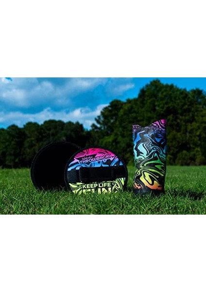 Throwback, Next Generation Airlyft Velcro Throw Back Game, Padel Garden Neon Target Challenge 2 Raket ve 1 Kaydırıcı, Her Yaş Için Yakalama Eğlencesi, Tek Beden, Tek Renk, Tek Beden