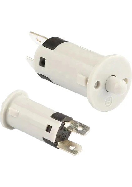 IC-187A Kapak Switch Ø12MM (Nc) Normalde Kapalı Kontak PBS-25B Beyaz (5047)