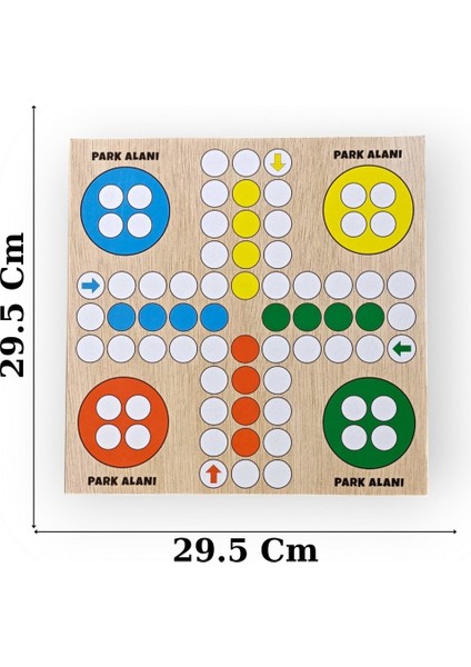 Ahşap Kızma Birader Orta Boy (29.5X29.5 Cm)