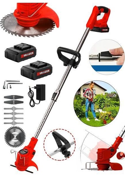 Maxstar Çfit Akülü Çim Biçme Makinası