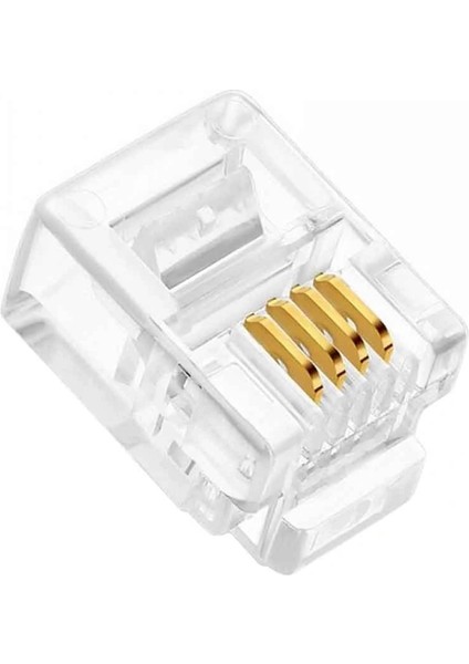 Telefon Soketi RJ11 6p/4c (100LÜK Paket) (5047)